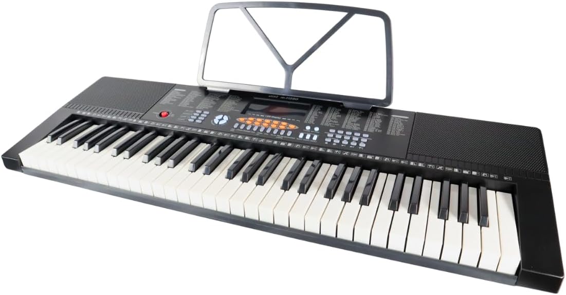 teclado musical 61 teclas 300 timbres e ritmos