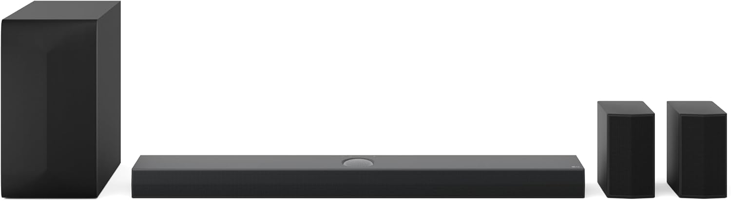 LG Home Theater SoundBar S70TR– Dolby Atmos, 500W RMS, 5.1.1 Canais, DTS Digital Surround, Caixas Traseiras, AI Sound Pro, WOW Sinergy, Bluetooth 5.3, HDMI