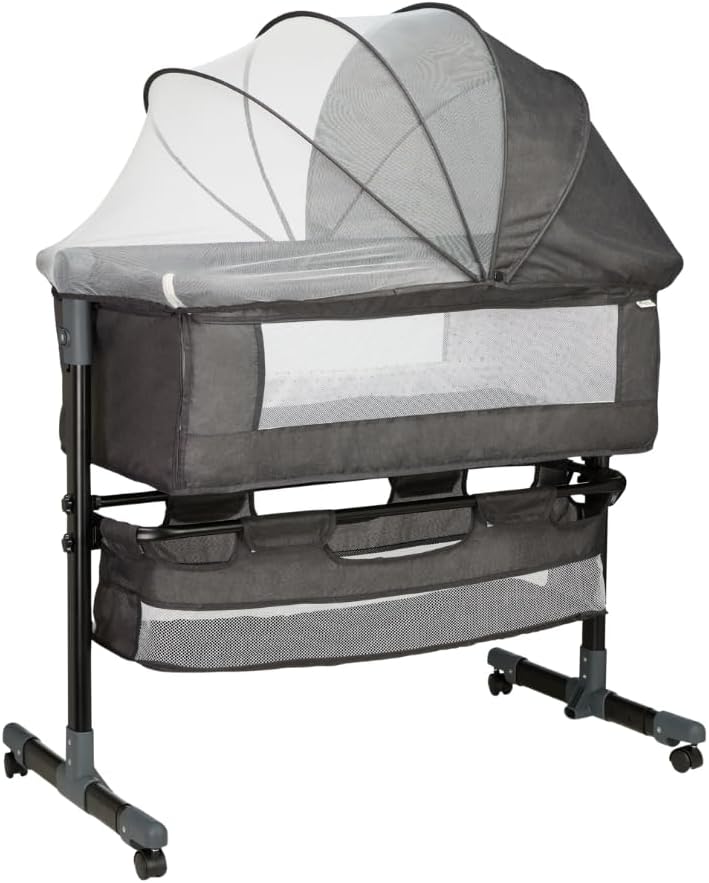 Berço Portátil Bebê Acoplado Co-Bed Connect Maxi baby (Grafite)