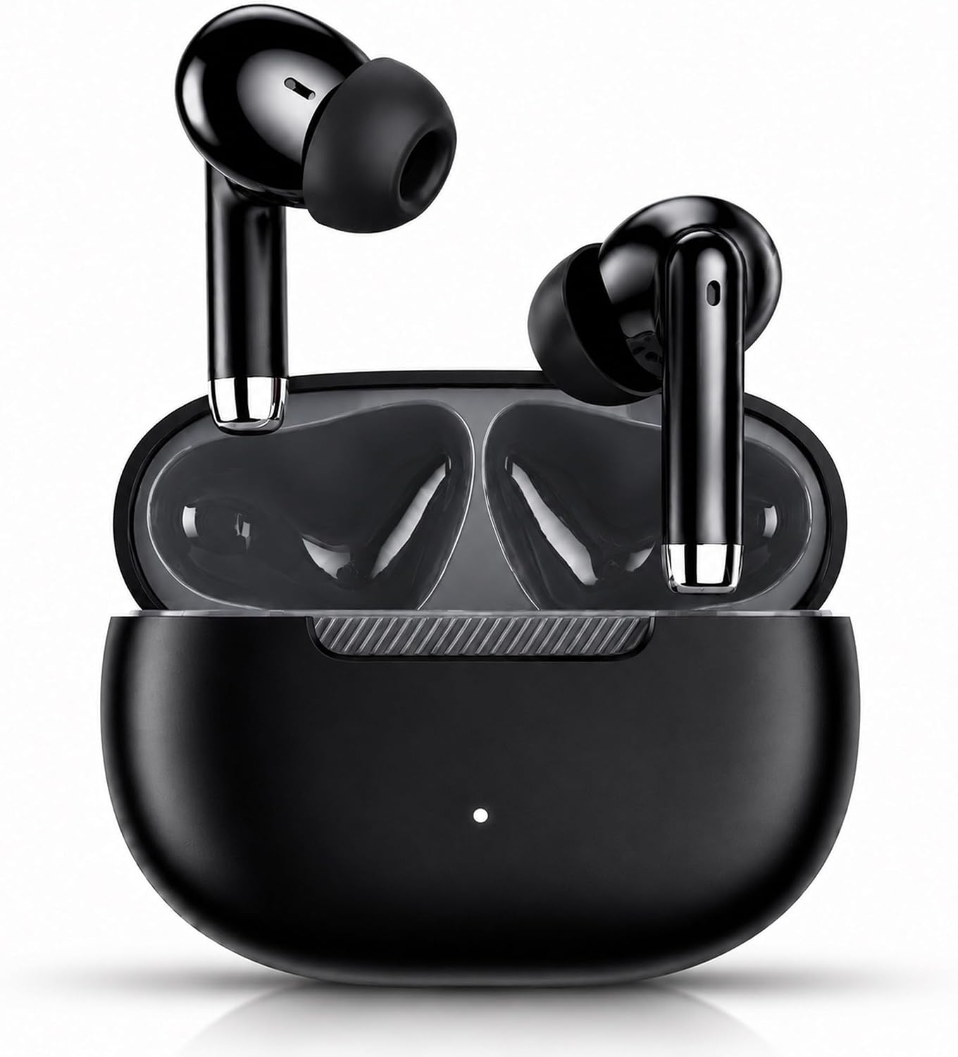 Fone de Ouvido Bluetooth Sem Fio 5.4 TWS Compatível com iOS e Android com Redução de Ruído e Microfone à Prova d'Água Esportivo para Treino Academia Corrida Trabalho e Lazer - PREMIUM®