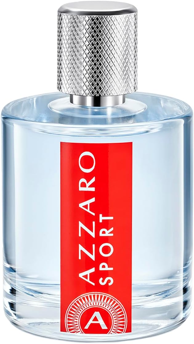 Azzaro, Azzaro Sport, Perfume Masculino, Fragrância Fougère Fresca com Notas de Grapefruit e Sândalo, Eau de Toilette com Fixação Equilibrada, Ideal para Pré-treino e Pós-treino, 100ml