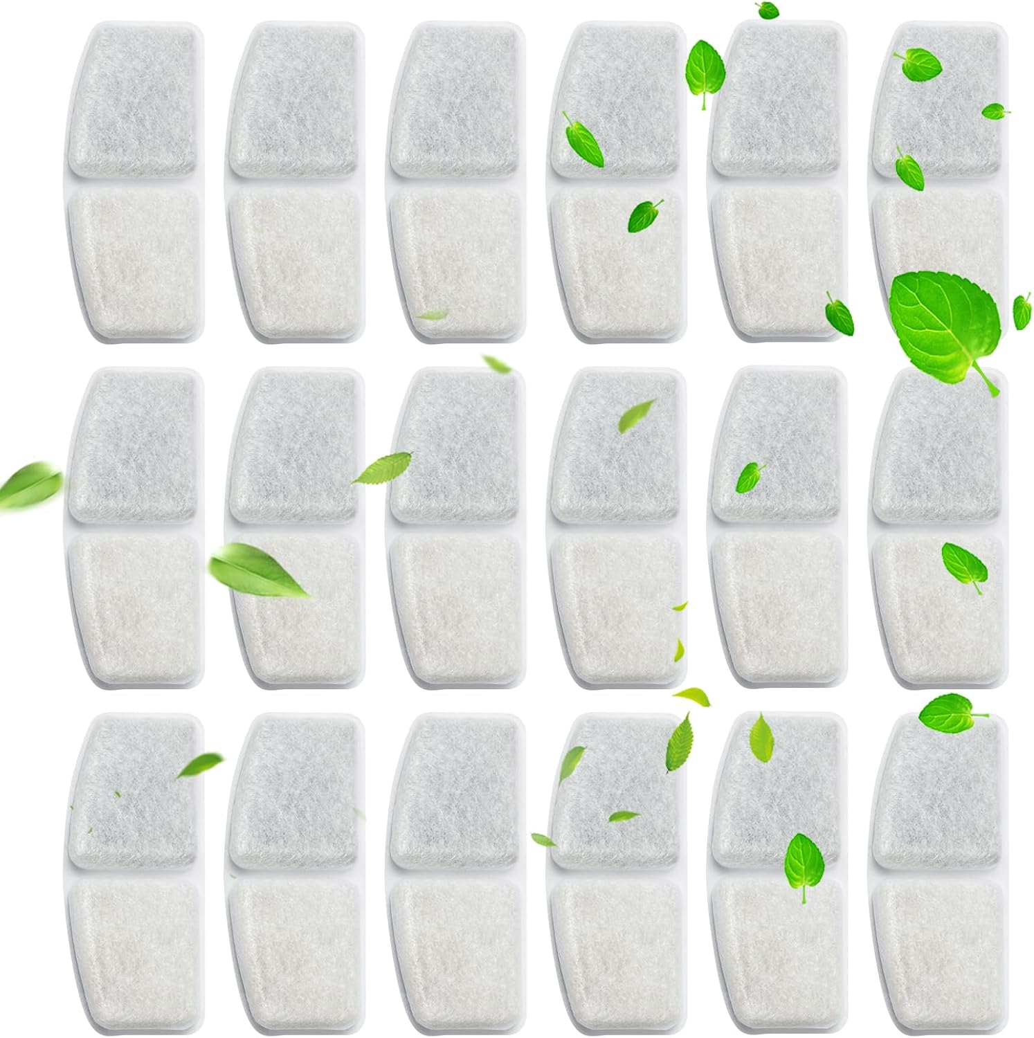 Filtros Refil Fonte Bebedouro Gatos Cães Pet, Bebedouro Fonte Gato Cão Com Filtragem E Purificação Pet (18 PCS)