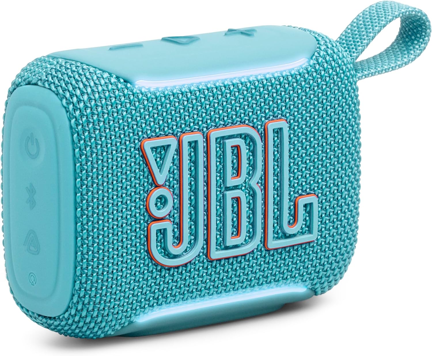 JBL Go 5 - Alto-falante ultraportátil à prova d'água e à prova de quedas com som lendário e iluminação de borda ambiente, emparelhamento estéreo instantâneo AirTouch ou vários alto-falantes