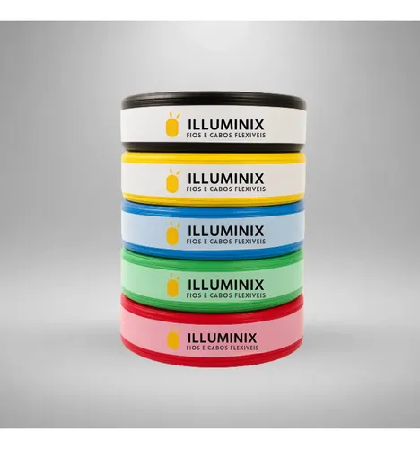Cabo Flexível 2,5 Mm² Illuminix Rolo Com 100 Metros 750v Azul