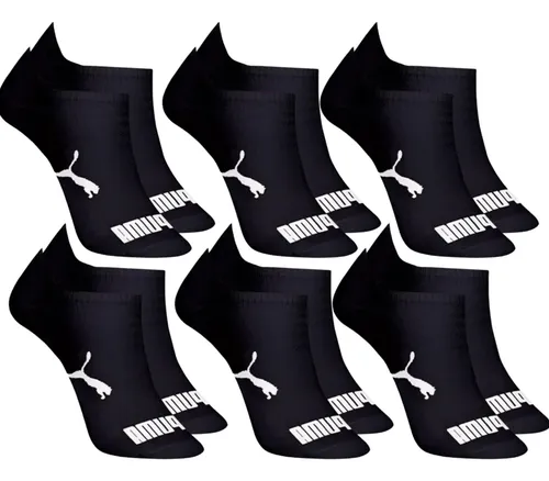 Kit 6 Pares Meias Invisível Puma Sapatilha Adulto Original