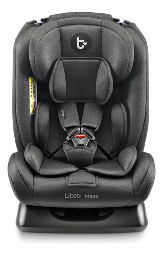 Cadeirinha Infantil Para Carro Litet Mass 0-36kg Preta - Bb456 Liso Preto