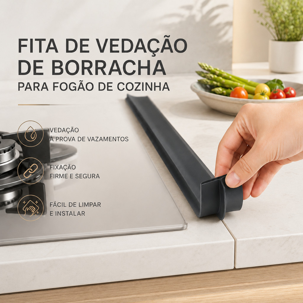 Capa De Silicone Para Lacuna Flexível De Fogão Em Forma De T Entre Fogão e Bancada para Evitar Migalhas e Resíduos
